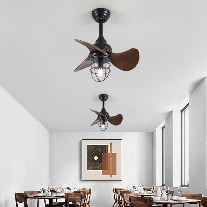 Interior Design Industrial Style - Ventilador de Teto Retrô Americano com