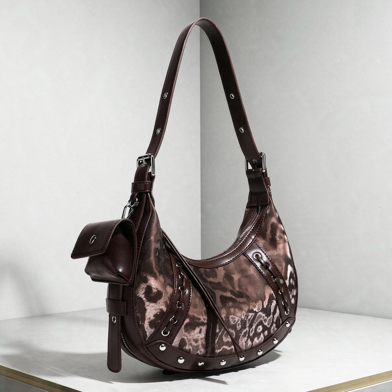 Interior Design Vintage Style - Bolsas de selim com estampa de
