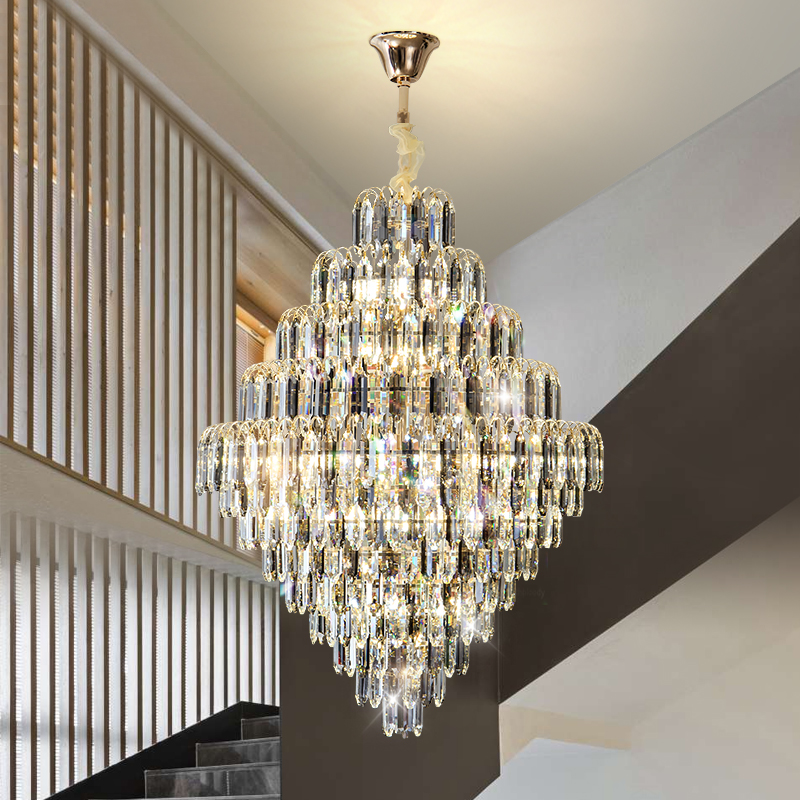 Interior Design Luxury Living Room - Lustre de Luxo Pós-Moderno para Lobby