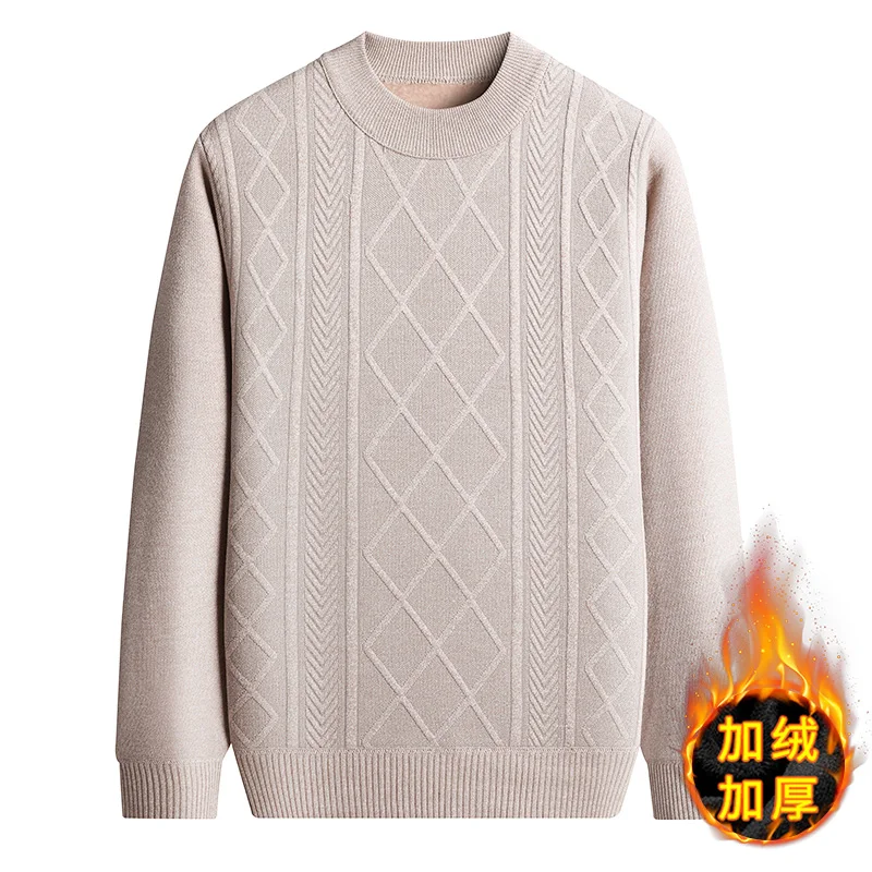Interior Design Warm - Suéter Masculino de Tricô para Clima
