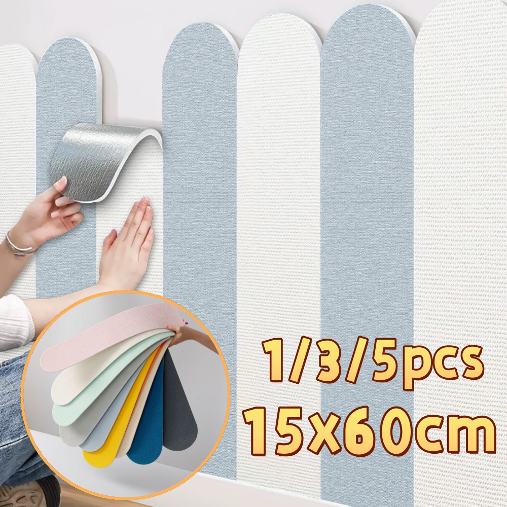 1/3/5 peças Adesivos de Parede - Wall Panel 3D Texture avaliação e preço