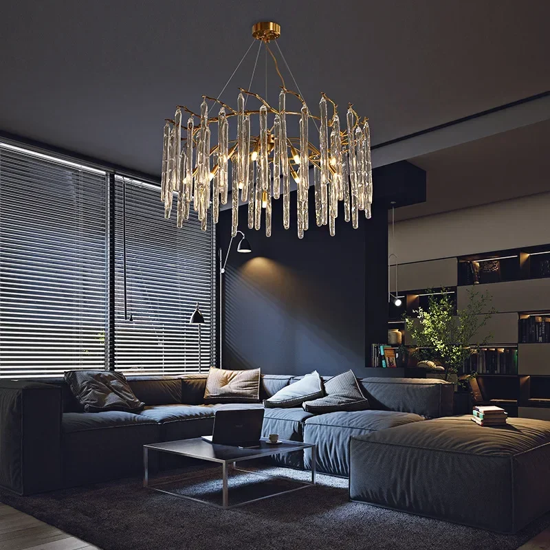 Nordic luxo colorido lâmpadas  - Interior Design Luxury Living Room avaliação e preço