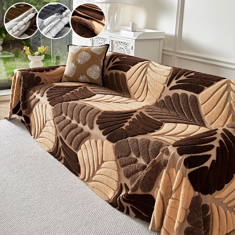 Capa de sofá tridimensional bi - Textured Throw Natural avaliação e preço