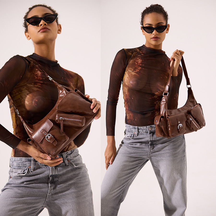 Vintage vários bolsos axilas s - Interior Design Vintage Style avaliação e preço