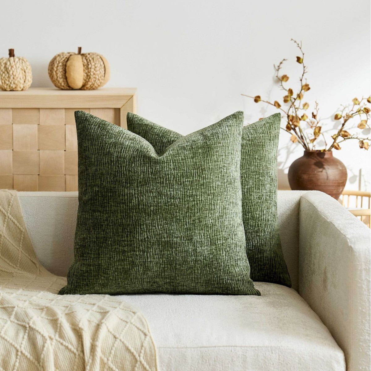 Capa de Almofada Texturizada e - Textured Throw Natural avaliação e preço