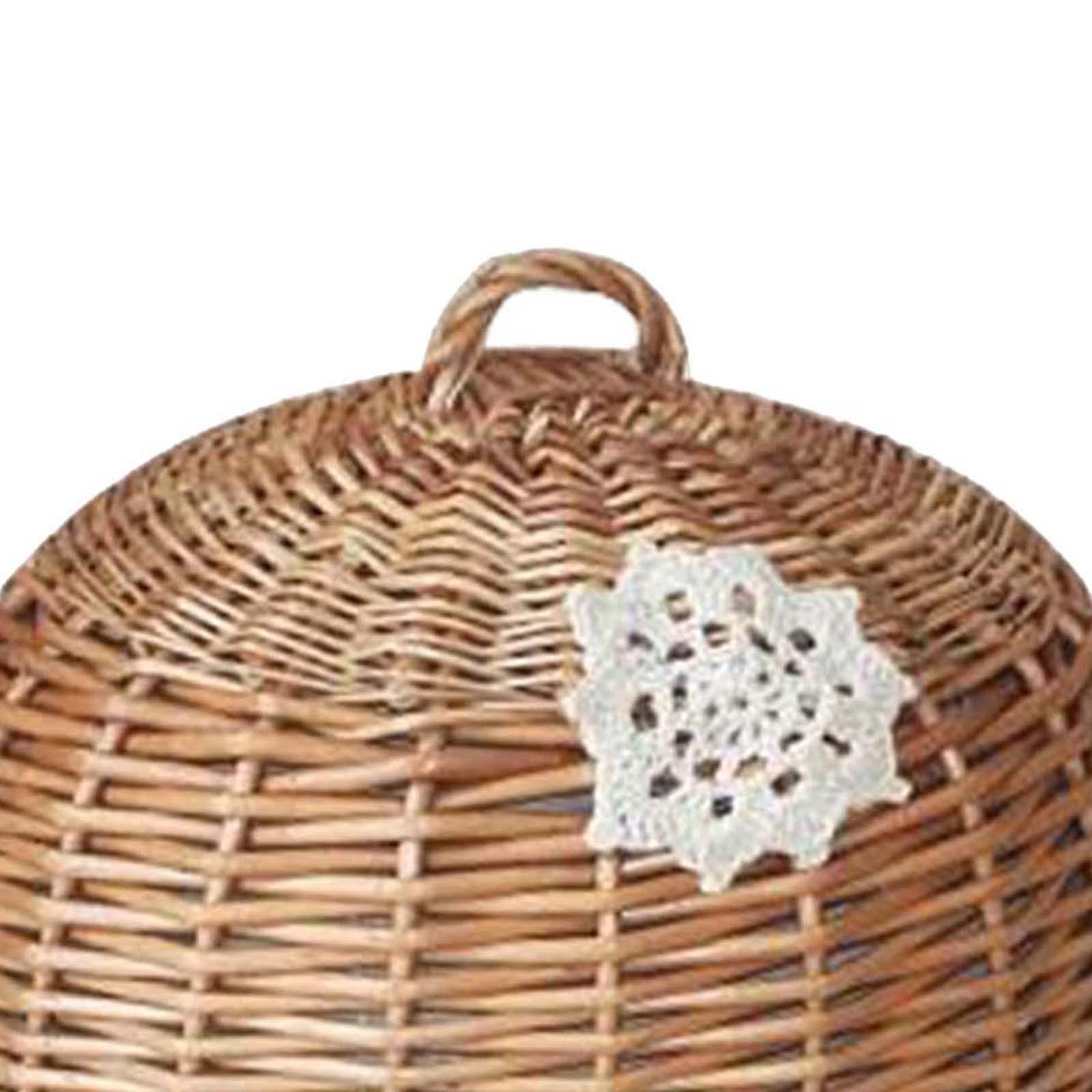 Tampa de Cúpula para Alimentos - Rattan Tray Handle avaliação e preço