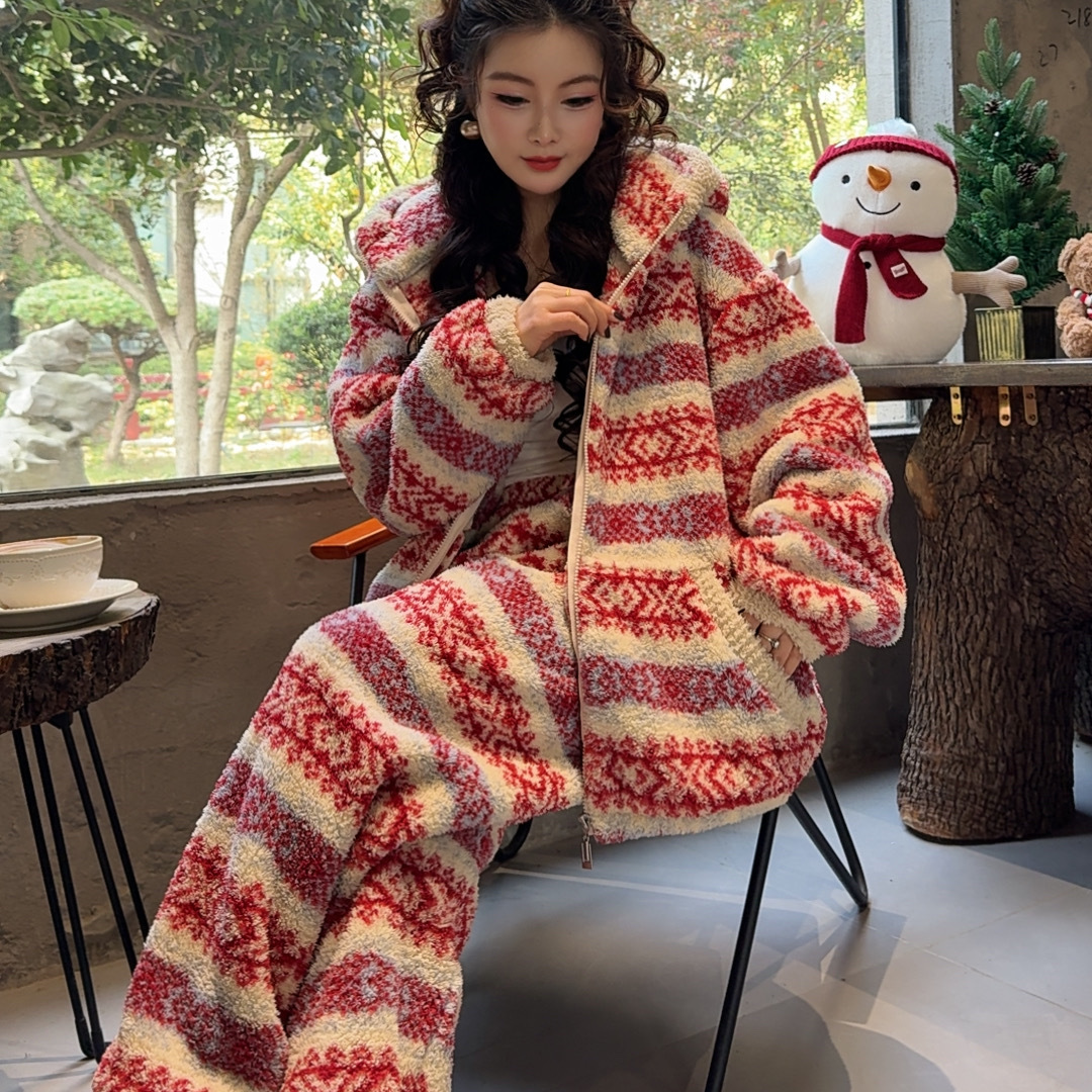 Pijamas de Fleece Coral para M - Interior Design Warm avaliação e preço