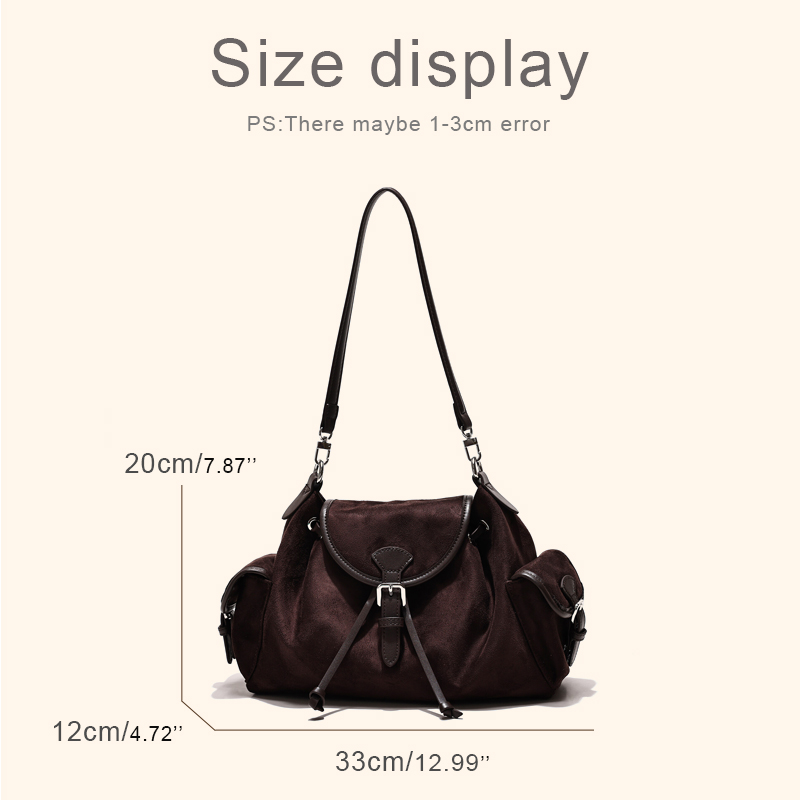 Bolsa feminina de camurça sint - Interior Design Vintage Style avaliação e preço