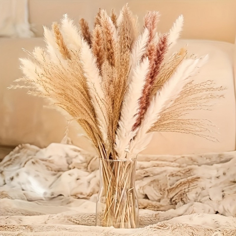 110 Peças de Arranjos Florais  - Dried Pampas Bundle avaliação e preço