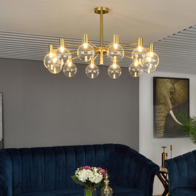 Luz de luxo sala estar led lus - Interior Design Of Cafe avaliação e preço