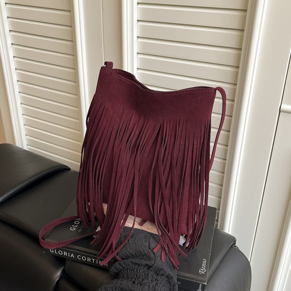 Bolsa Retro com Franjas, Grand - Interior Design Vintage Style avaliação e preço