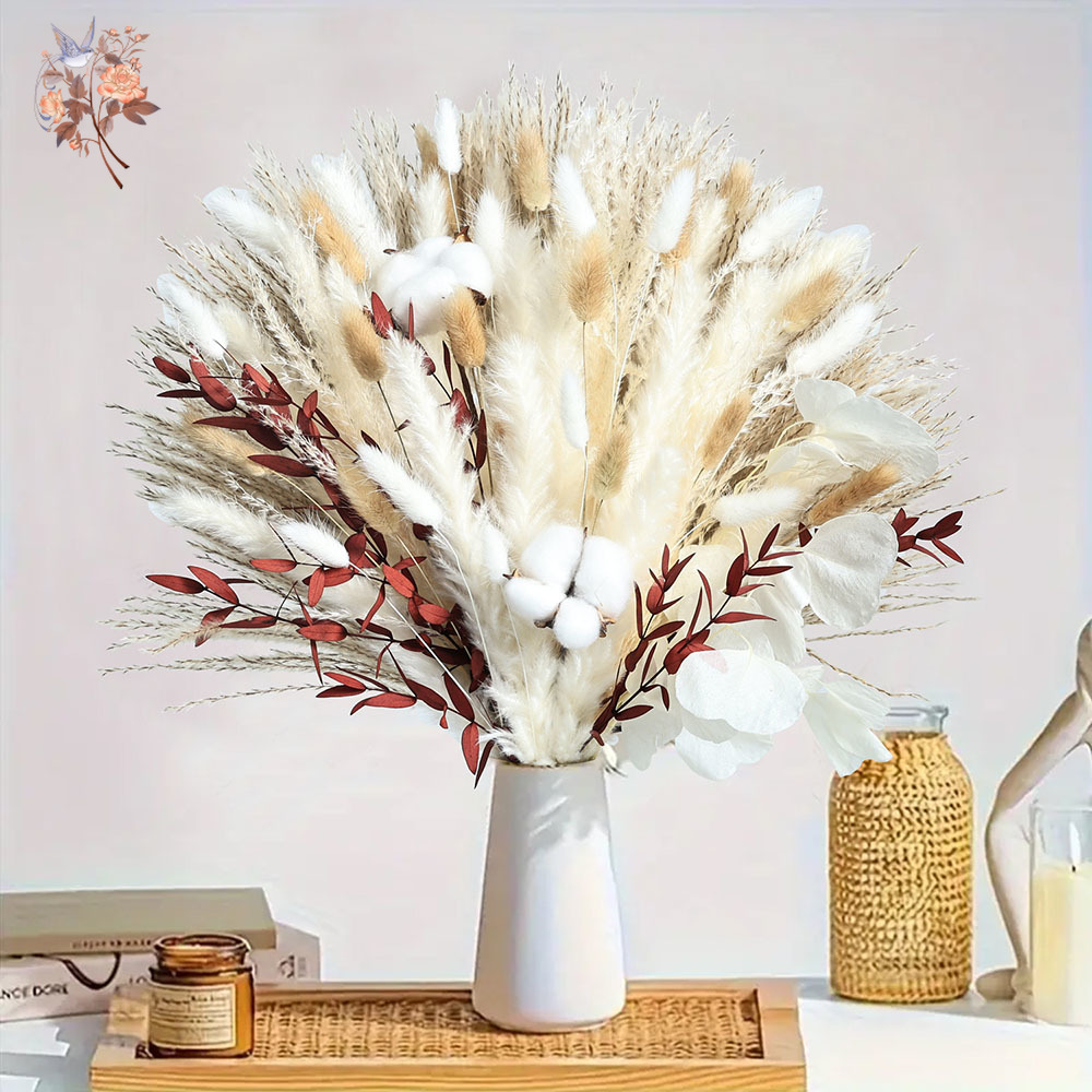 Buquê de flores secas de pampa - Dried Pampas Bundle avaliação e preço