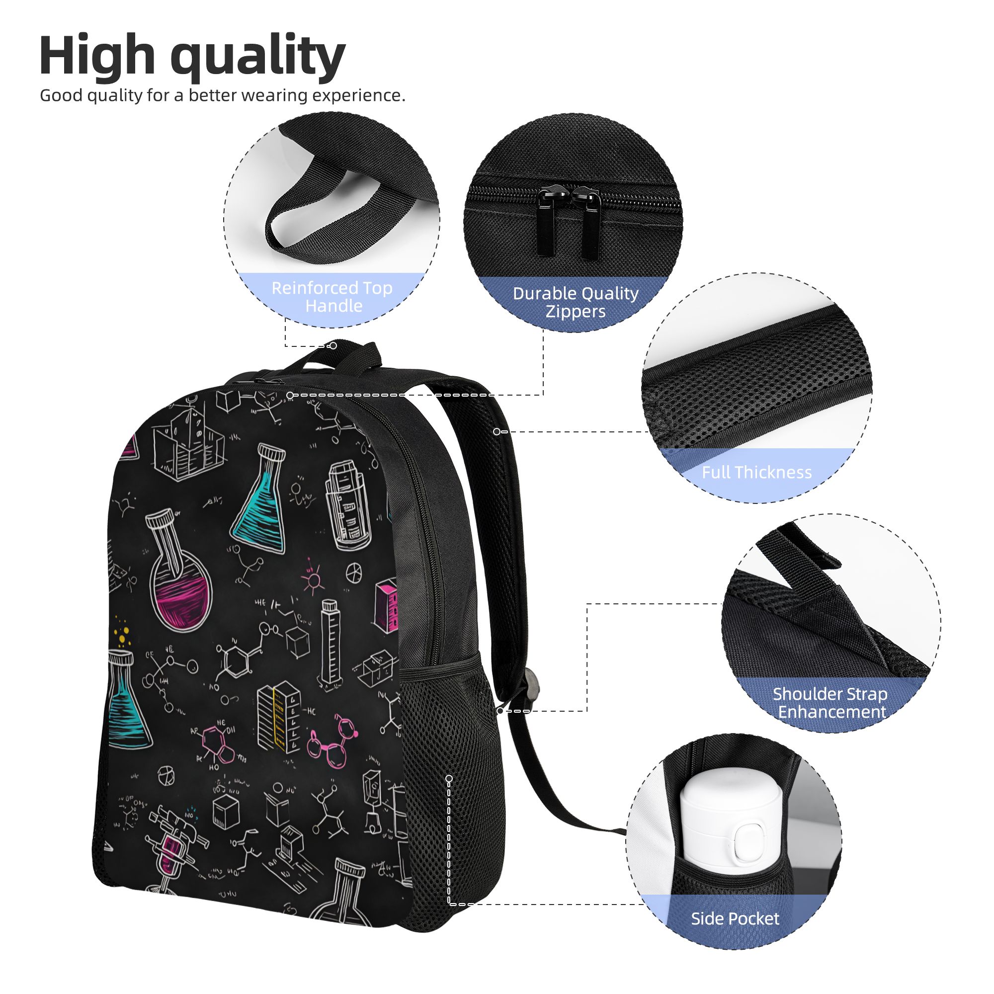 Mochila de laboratório de quím - Interior Design Lab avaliação e preço