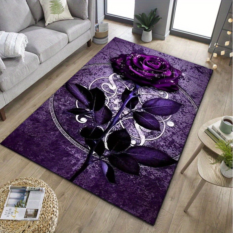 Tapete Folha Roxa para decoraç - Interior Design Luxury Living Room avaliação e preço