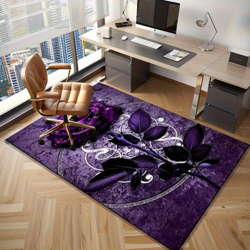 Tapete Folha Roxa para decoraç - Interior Design Luxury Living Room avaliação e preço