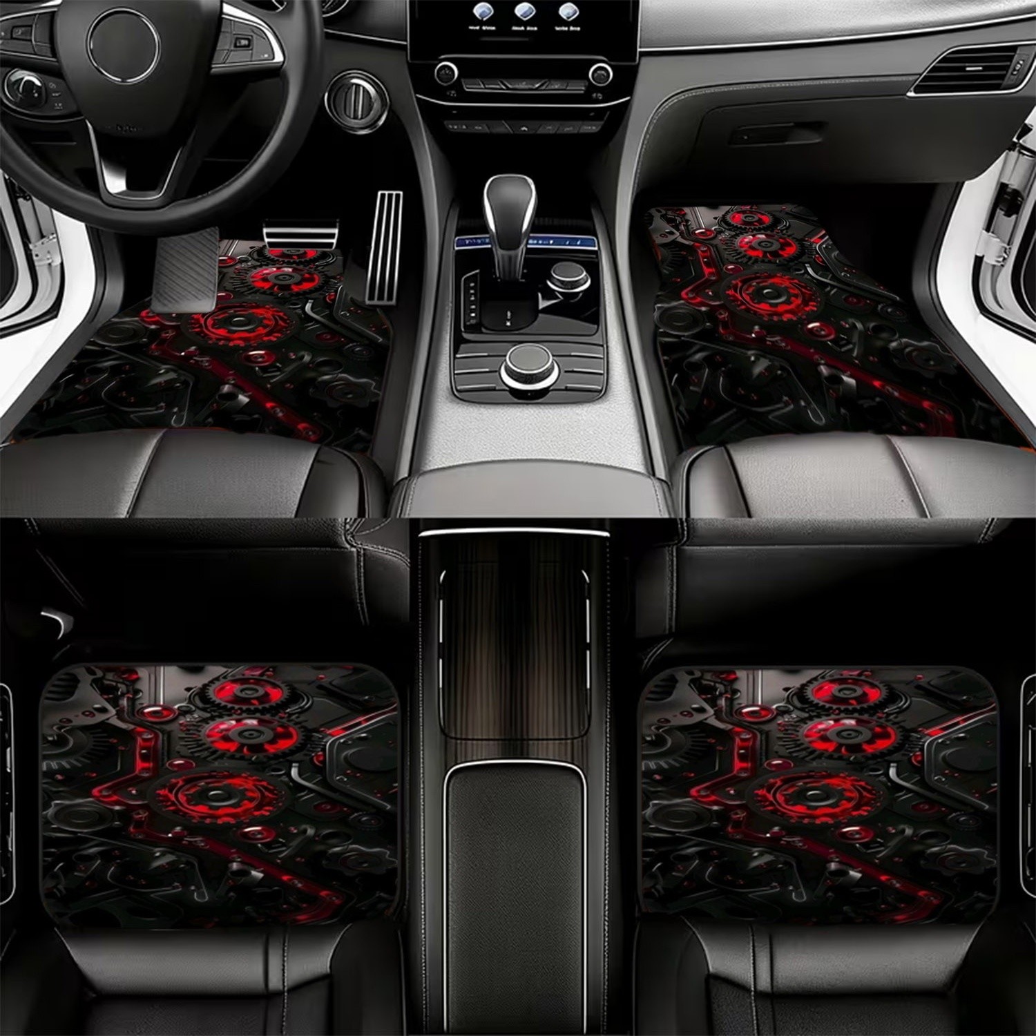 4 tapetes do carro dos pces, e - Interior Design Industrial Style avaliação e preço