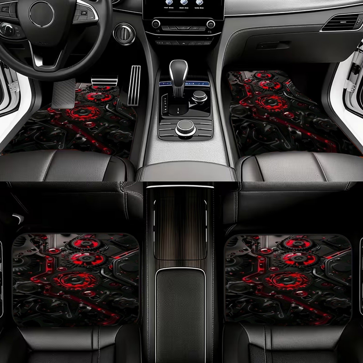 4 tapetes do carro dos pces, e - Interior Design Industrial Style avaliação e preço